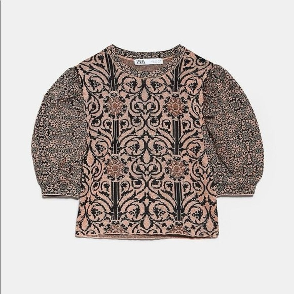 Zara puff sleeve top - Picture 4 of 12